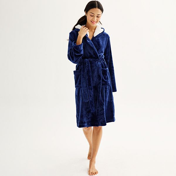 Women's Sonoma Goods For Life® Midi Hooded Wrap Robe