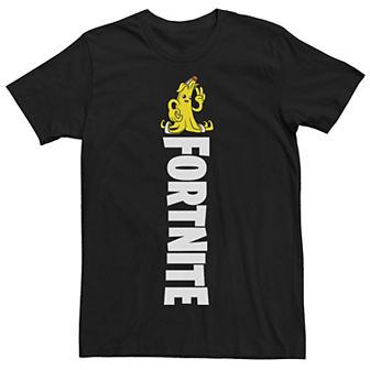 Boys Fortnite Peely Peace Vertical Logo Plus Tee