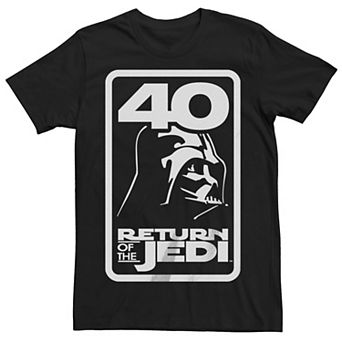 Boys 8-20 Star Wars The Return Of The Jedi Darth Vader Badge Logo Husky Graphic Tee