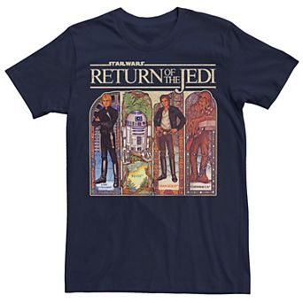 Disney's Star Wars Boys The Return Of The Jedi Stained Glass Box Up Plus Tee