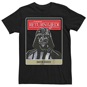 Disney's Star Wars Boys The Return Of The Jedi Darth Vader Card Plus Tee