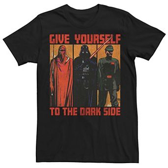 Disney's Star Wars Boys The Return Of The Jedi Give Yourself To The Dark Side Panel Plus Tee