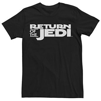 Disney's Star Wars Boys The Return Of The Jedi Typography Plus Tee