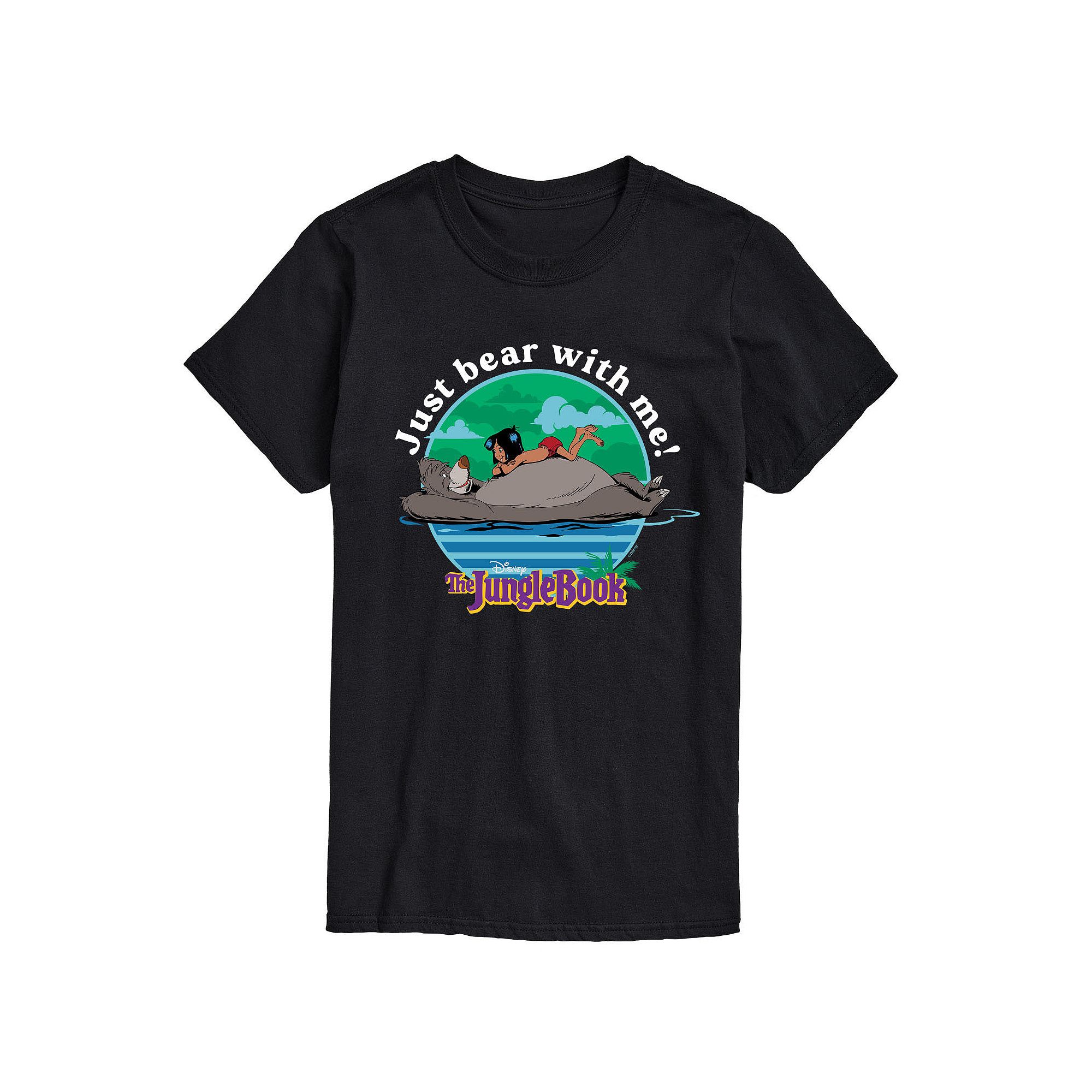 Big & Tall Disneys The Jungle Book Tee, Mens, Size: Large Tall, Black