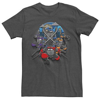 Boys Nickelodeon Nage Mutant Ninja Turtles Heroes In A Shell Plus Tee