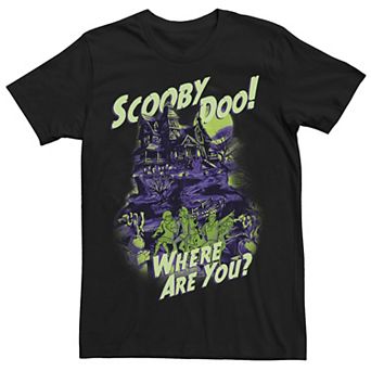 Boys Scooby-Doo Where Are You Mystery Gang Spooky House Plus Tee