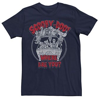 Boys Scooby-Doo Mystery Gang Monsters Where Are You Portrait Plus Tee