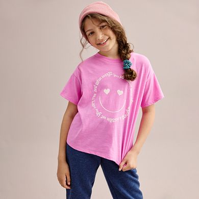 Girls 6-20 SO® Boxy Graphic Tee in Regular & Plus Size