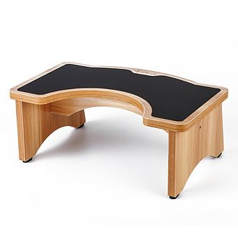 Sturdy Wooden Squatting Toilet Stool, Support Up To 350lb