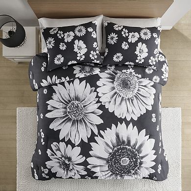 Intelligent Design Lilith Floral Reversible Comforter Set with Sham