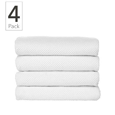 Nate Home by Nate Berkus Cotton Textured Weave 4-Piece Hand Towels Set