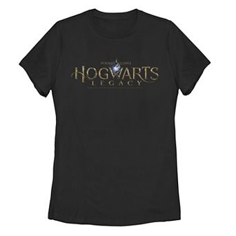 Juniors' Harry Potter Hogwarts Legacy Logo Graphic Tee