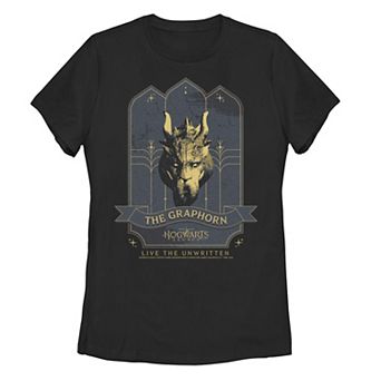 Juniors' Harry Potter Hogwarts Legacy The Graphorn Graphic Tee
