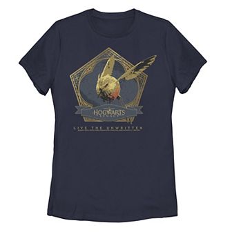 Juniors' Harry Potter Hogwarts Legacy Bird Live The Unwritten Graphic Tee