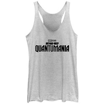 Disney's Marvel Ant-Man And The Wasp Quantumania Juniors' Logo Tribrend Racerback Graphic Tank Top Top