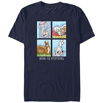 Disney's Classic Moms Fix Everything Juniors' Boyfriend Graphic Tee