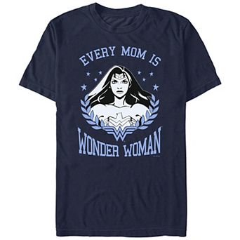Juniors' Wonder Woman Every Mom Is Wonder Woman Boyfiend Graphic Tee