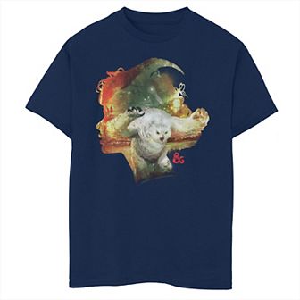 Boys 8-20 Dungeons & Dragons Owlbear Silhouette Tee