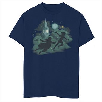 Disney's Peter Pan Boys 8-20 Peter Pan & Wendy Night Flight On London Graphic Tee