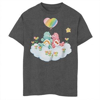 Boys 8-20 Care Bears Heart Balloon Tee