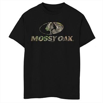 Boys 6-20 Mossy Oak Nature Filled Logo Tee