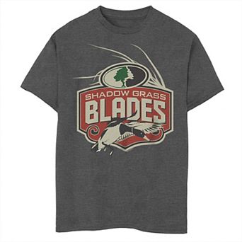 Boys 6-20 Shadow Grass Blades Logo Tee