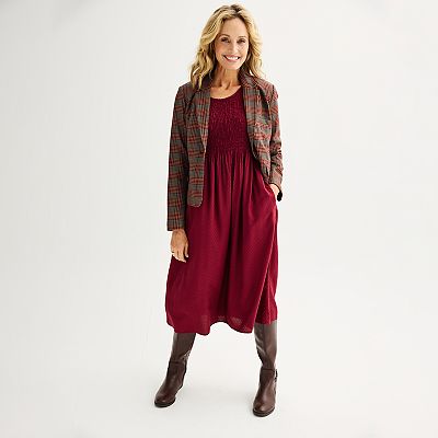 knee length dresses for ladies Marta Smocked Midi Dress | Multi Floral