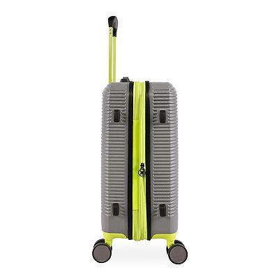 Hurley 大型バッグ キャリー付き オリーブグリーン　ミリタリー Hurley Torx 21-Inch Carry-On Hardside Spinner Luggage
