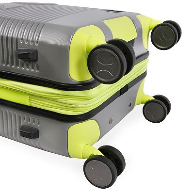 Hurley 大型バッグ キャリー付き オリーブグリーン　ミリタリー Hurley Torx 21-Inch Carry-On Hardside Spinner Luggage