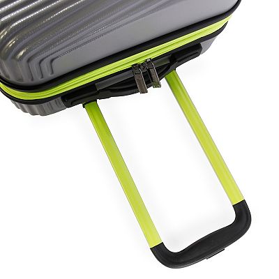Hurley 大型バッグ キャリー付き オリーブグリーン　ミリタリー Hurley Torx 21-Inch Carry-On Hardside Spinner Luggage
