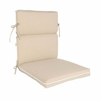 Home Fashions International O'Linen High-Back Seat Cushion
