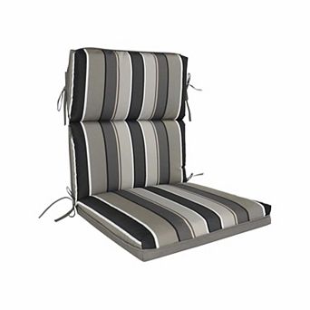 Home Fashions International O'Sundeck Stripe High-Back Chair Cushion