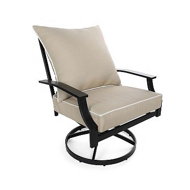 Home Fashions International O'Linen Deep Seat Cushion Set