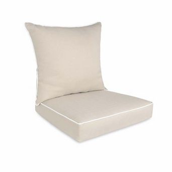 Home Fashions International O'Linen Deep Seat Cushion Set