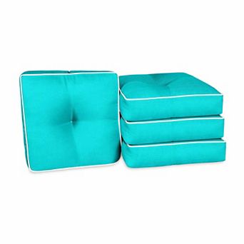 Home Fashions International O'Linen 4 pc Single U Cushion Set