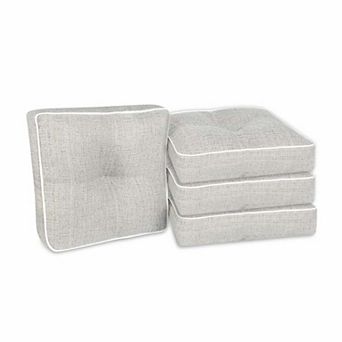 Home Fashions International O'Fiddlestix 4 pc Single U Chair Cushion Set