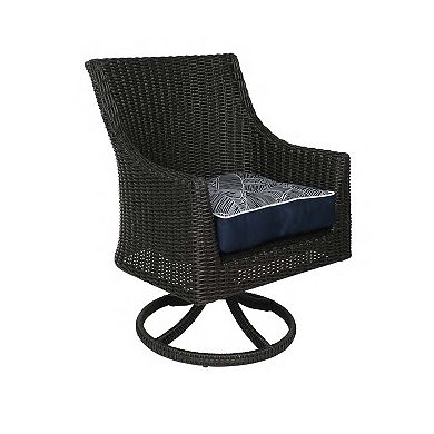 Home Fashions International O'Banana Leaves 4-piece Single U Chair Cushion Set