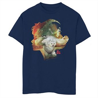 Boys 8-20 Dungeons & Dragons Owlbear Silhouette Tee