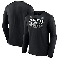 Philadelphia Eagles Neutral Colour Wordmark Long Sleeve T-Shirt - Mens