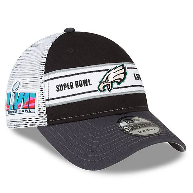 Philadelphia Eagles New Era Super Bowl LVII 39THIRTY Flex Hat - Gray