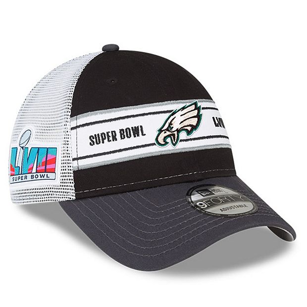 New Era Men's Gray Philadelphia Eagles Super Bowl LVII 39THIRTY Flex Hat