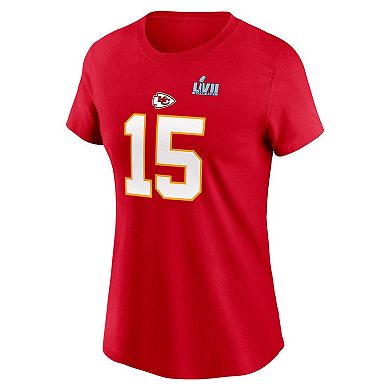 Women's Nike Patrick Mahomes Red Kansas City Chiefs Super Bowl LVII ...