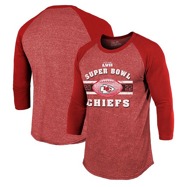 Kansas City Chiefs Nike Women's Fashion 3/4-Sleeve Raglan T-Shirt - Red