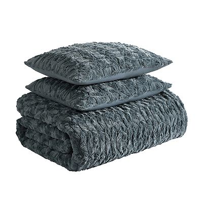 Koolaburra by UGG Elladine Faux Fur Comforter Set with Shams