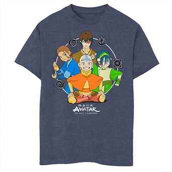 Boys 6-20 Avatar The Last Airbender 4 Elements Tee