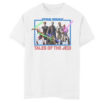 Boys 8-20 Star Wars Clone Wars Jedi Group Tee