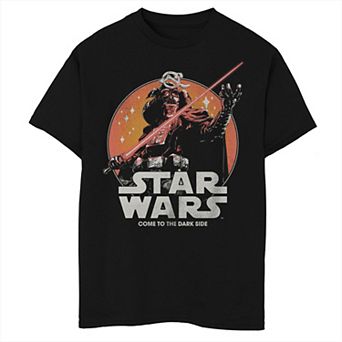 Boys 8-20 Star Wars Visions Darth Vader Dark Side Poster Tee
