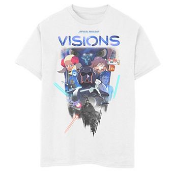 Boys 8-20 Star Wars Visions Zhima Lop And T0-B1 Tee