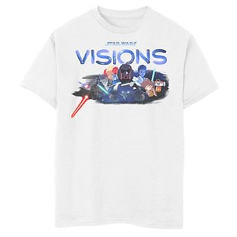 Boys 6-20 Star Wars Visions Zhima Lop And T0-B1 Tee