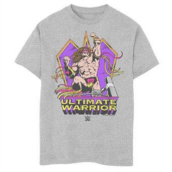 Boys 8-20 WWE Ultimate Warrior Comic Poster Tee